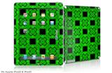 iPad Skin - Criss Cross Green (fits iPad2 and iPad3)