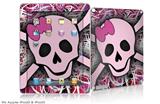 iPad Skin - Pink Skull (fits iPad2 and iPad3)