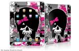 iPad Skin - Scene Kid Girl Skull (fits iPad2 and iPad3)