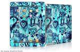 iPad Skin - Scene Kid Sketches Blue (fits iPad2 and iPad3)