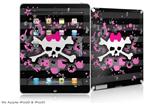 iPad Skin - Pink Bow Skull (fits iPad2 and iPad3)