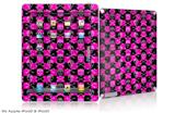 iPad Skin - Skull Crossbones Checkerboard (fits iPad2 and iPad3)