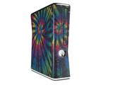 Tie Dye Swirl 105 Decal Style Skin for XBOX 360 Slim Vertical