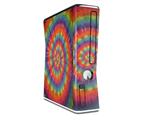 Tie Dye Swirl 107 Decal Style Skin for XBOX 360 Slim Vertical