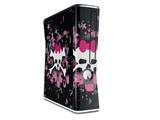 Scene Skull Splatter Decal Style Skin for XBOX 360 Slim Vertical