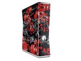 Emo Graffiti Decal Style Skin for XBOX 360 Slim Vertical