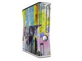 Graffiti Pop Decal Style Skin for XBOX 360 Slim Vertical