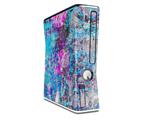 Graffiti Splatter Decal Style Skin for XBOX 360 Slim Vertical