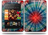 Tie Dye Bulls Eye 100 Decal Style Skin fits Amazon Kindle Fire HD 8.9 inch