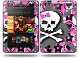 Pink Bow Skull Decal Style Skin fits Amazon Kindle Fire HD 8.9 inch