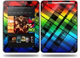 Rainbow Plaid Decal Style Skin fits Amazon Kindle Fire HD 8.9 inch