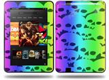 Rainbow Skull Collection Decal Style Skin fits Amazon Kindle Fire HD 8.9 inch