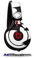 WraptorSkinz Skin Decal Wrap compatible with Beats Mixr Headphones Deathrock Bats Skin Only (HEADPHONES NOT INCLUDED)