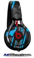 WraptorSkinz Skin Decal Wrap compatible with Beats Mixr Headphones Baja 0014 Blue Medium Skin Only (HEADPHONES NOT INCLUDED)