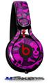 WraptorSkinz Skin Decal Wrap compatible with Beats Mixr Headphones Pink Skull Bones Skin Only (HEADPHONES NOT INCLUDED)