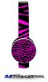 Pink Zebra Decal Style Skin (fits Sol Republic Tracks Headphones - HEADPHONES NOT INCLUDED) 