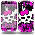 Punk Skull Princess - Decal Style Skin (fits Samsung Galaxy S III S3)