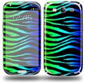 Rainbow Zebra - Decal Style Skin (fits Samsung Galaxy S III S3)