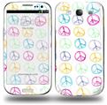 Kearas Peace Signs - Decal Style Skin (fits Samsung Galaxy S III S3)